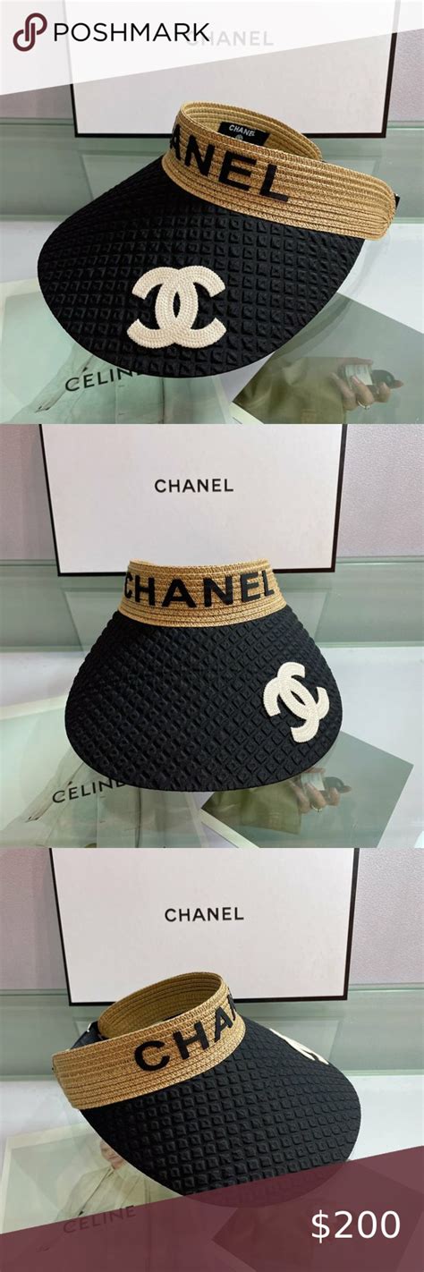 chanel hat vintage sun hat